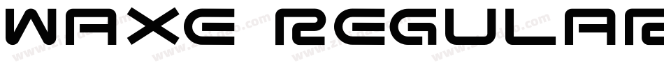 Waxe Regular字体转换